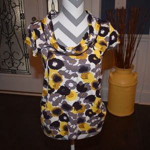 Anthropologie Cowl Neck Top